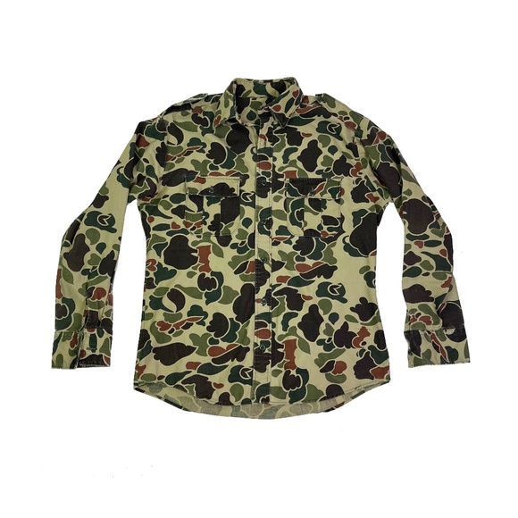 Vintage Walls Shirt Duck Camo Frog Skin Hunting Work Street - Picture 1 of 5